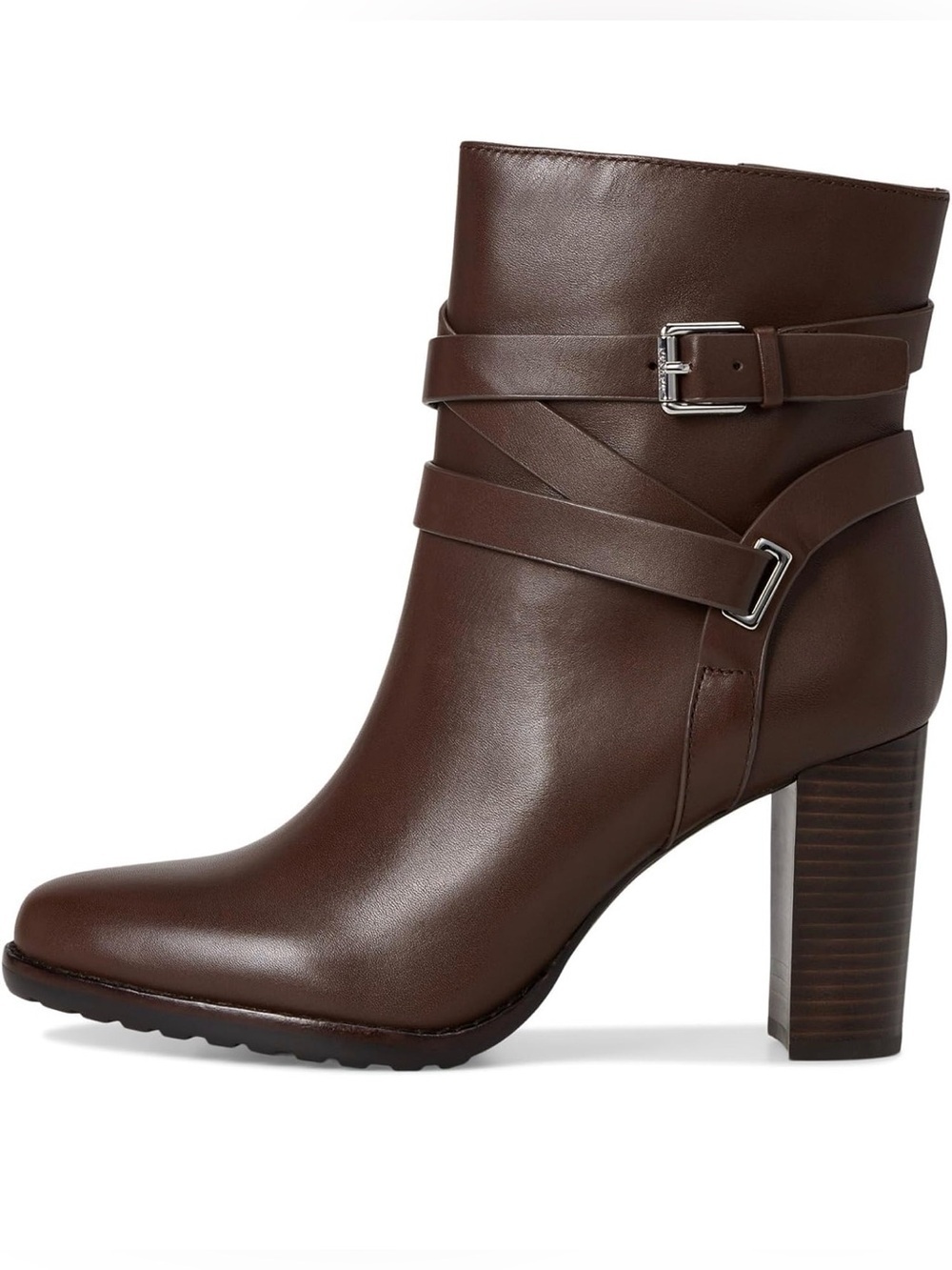🖤🖤 Lauren Ralph Lauren Women's Collins Calfskin Bootie Heel - Picture 9 of 10